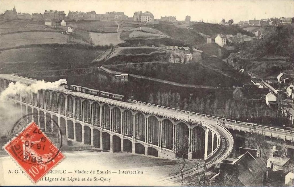 118 - Saint Brieuc - Viaduc de Souzin - Intersection - les lignes du Légué et de St Quay -ag.jpg