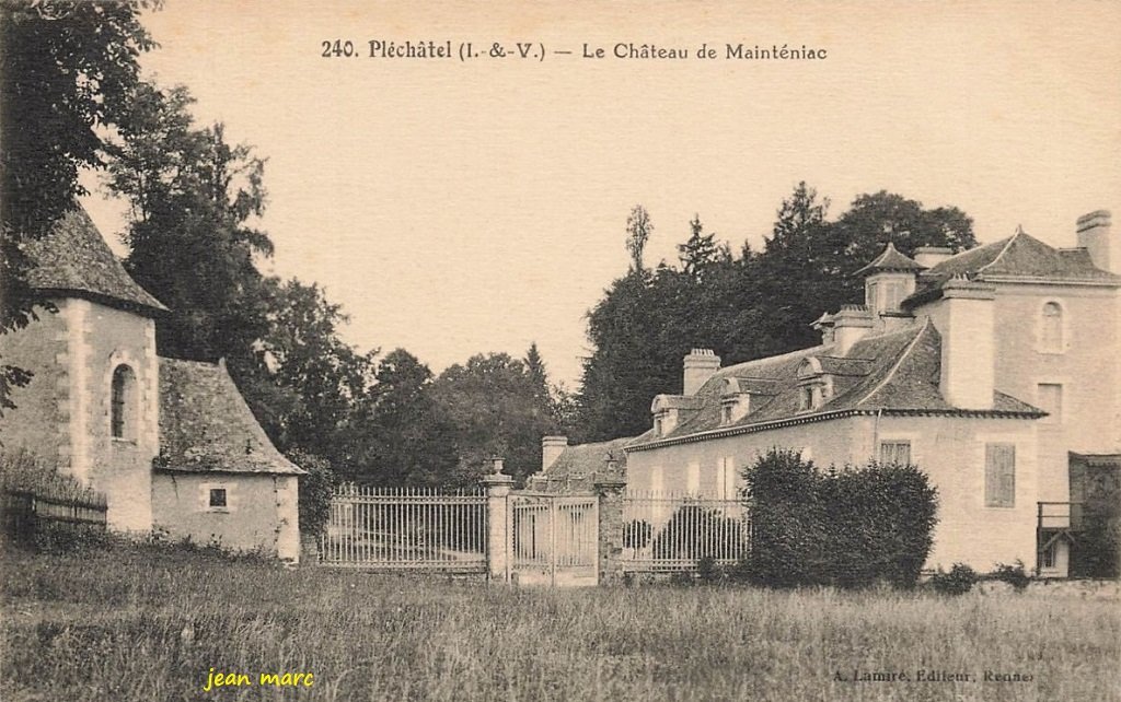 Pléchâtel - Le Château de Mainténiac.jpg