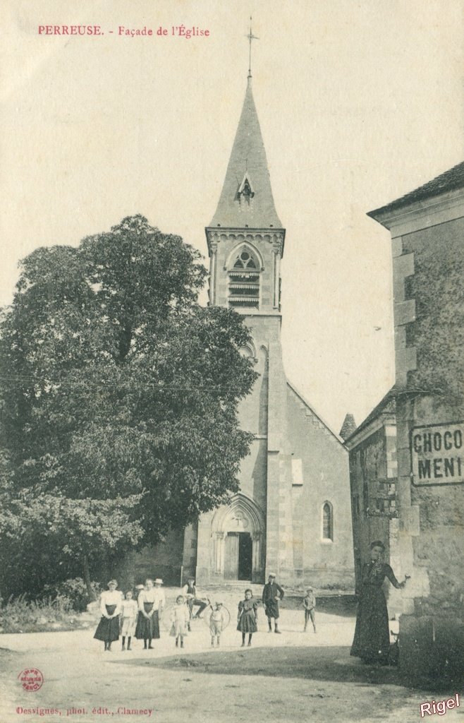 89-Perreuse - Façade de l'Eglise - Desvignes phot-édit.jpg