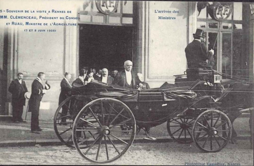 5 - Rennes - Souvenir de la visite à Rennes de MM. Clémenceau... -vasselier.jpg