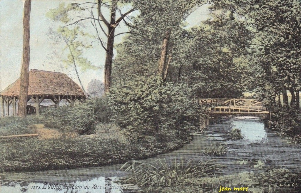 Bourg - Un Coin du Parc Saint-Georges (Léopold Verger 1379).jpg