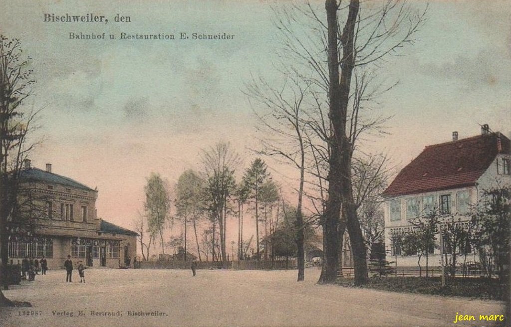 Bischweiler - Restaurant de la Gare E. Schneider.jpg