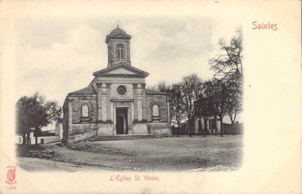 Saintes - L'église St Vivien.jpg