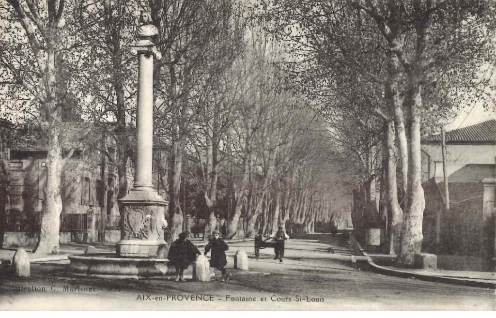 Aix en Provence - Fontaine et cours St Louis -martinet.jpg