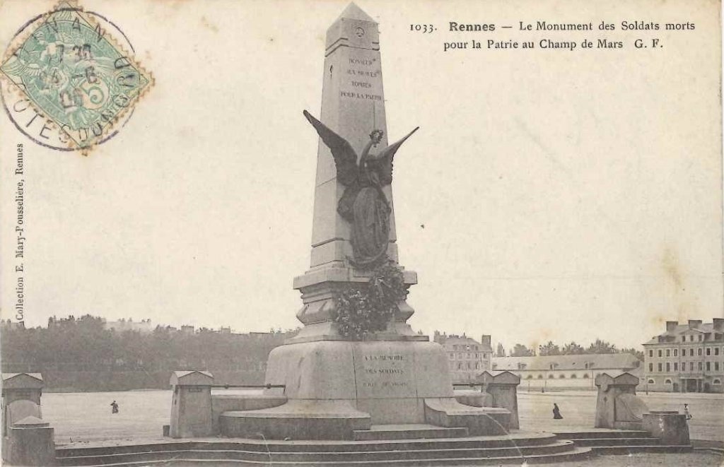 1033 - Rennes - Le monument des soldats morts pour la patrie au champ de mars -emr.jpg