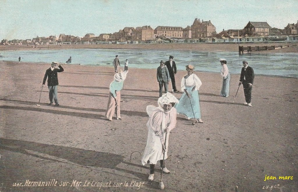 Hermanville-sur-Mer - Le Croquet sur la plage.jpg