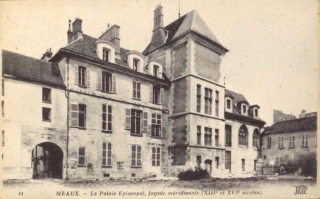 14 - Meaux - Le palais épiscopal, façade méridionale.jpg