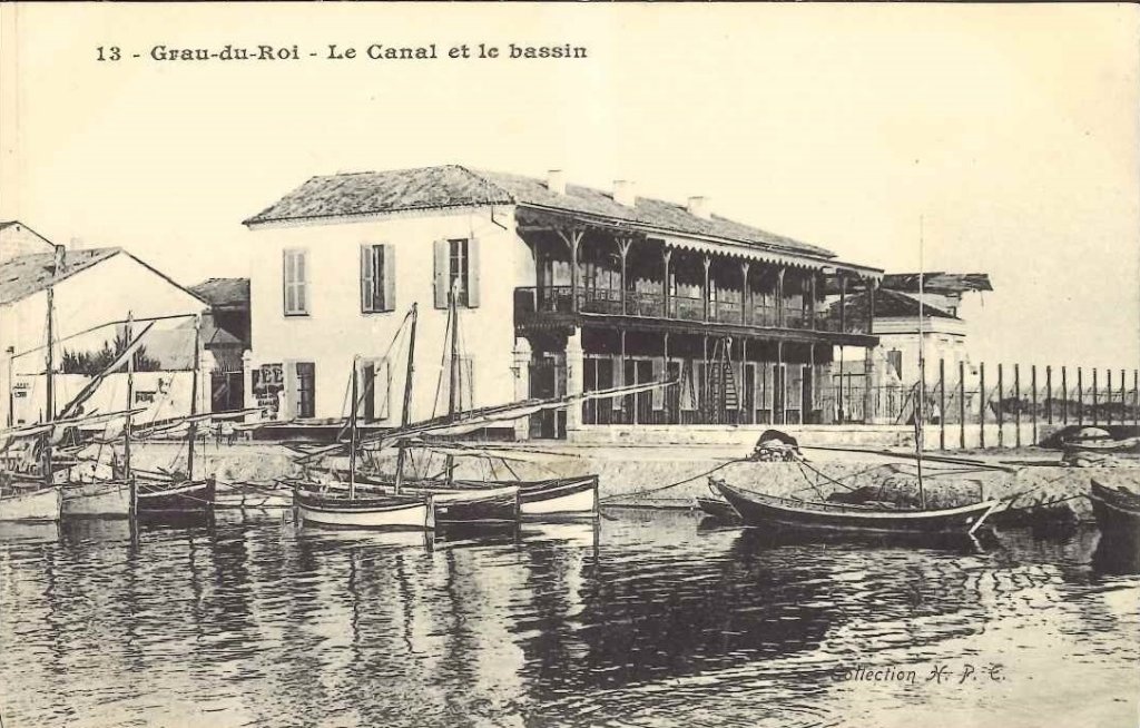 13 - Grau du Roi - le canal et le bassin -collectionhpe.jpg