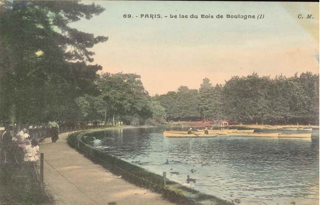 69 - Paris - Le lac du bois de Boulogne.jpg