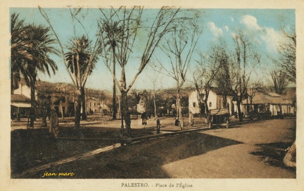 Palestro - Place de l'Église (Phototypie Etabl. Photo Albert, Alger).jpg