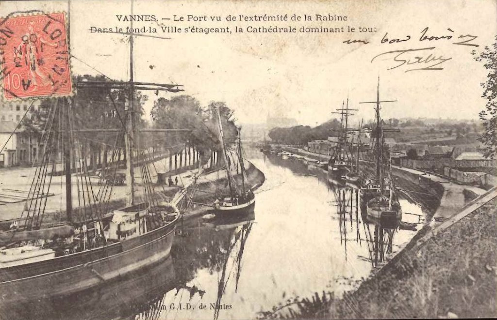 Vannes - Le port vue de l'extrémité de la Rabine.jpg