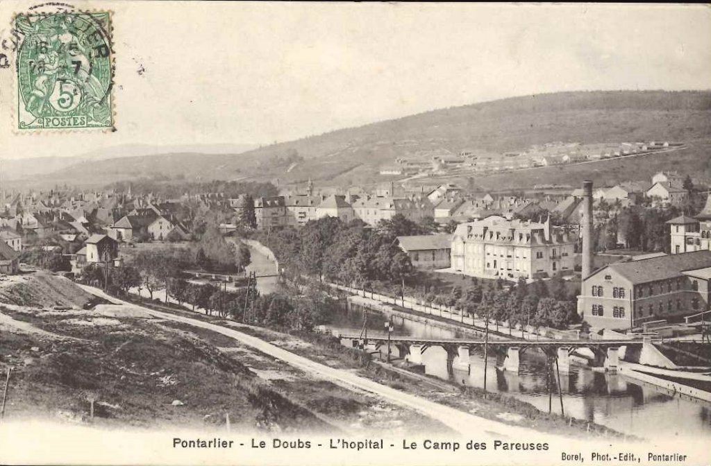 Pontarlier - Le Doubs - l'hôpital - Le camp ds pareuses.jpg