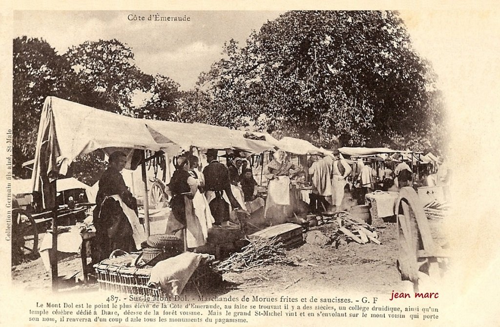 Mont Dol – Marchandes de Morues frites et de saucisses.jpg