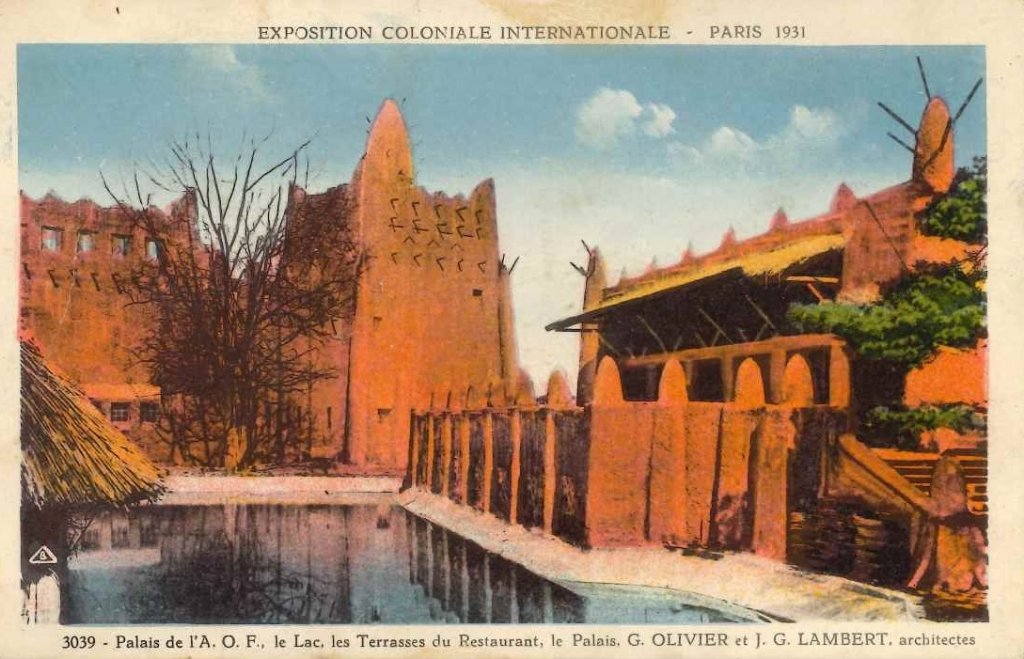 3039 - Exposition Coloniale Internationale - Paris 1931 - Palais de l'A.O.F., le lac....jpg