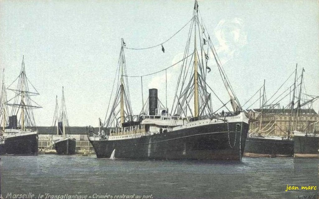 Marseille - Le Transatlantique Crimée rentrant au Port.jpg