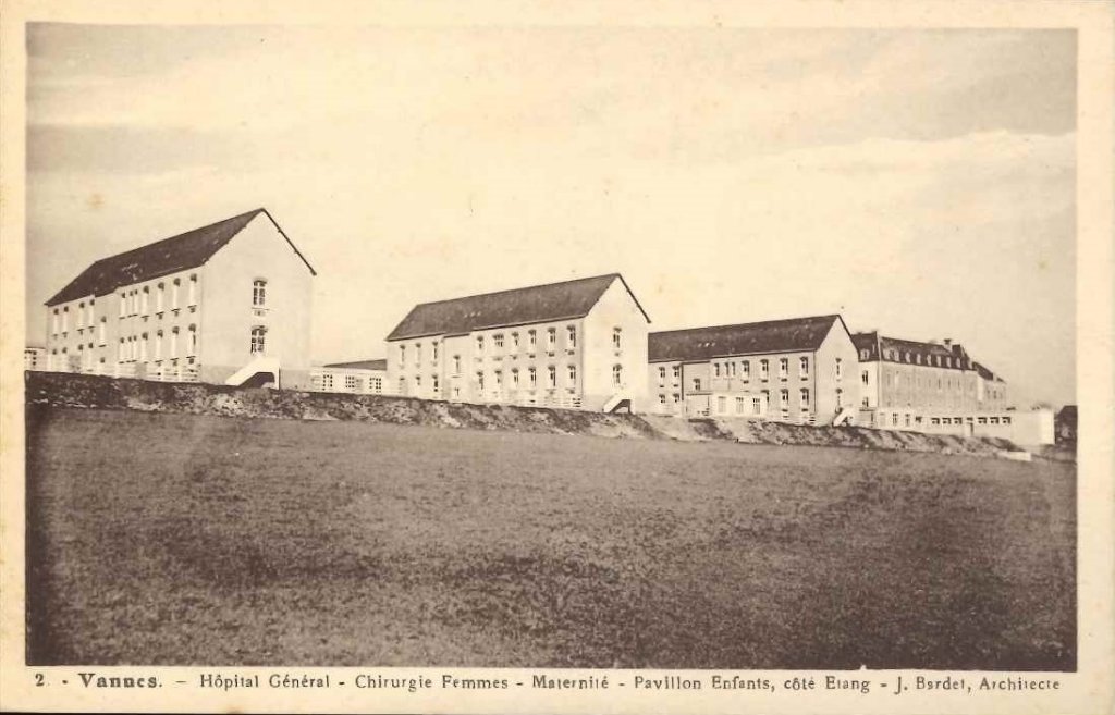 2 - Vannes - Hopital général - Chirurgie femmes - maternité - pavillon.....jpg