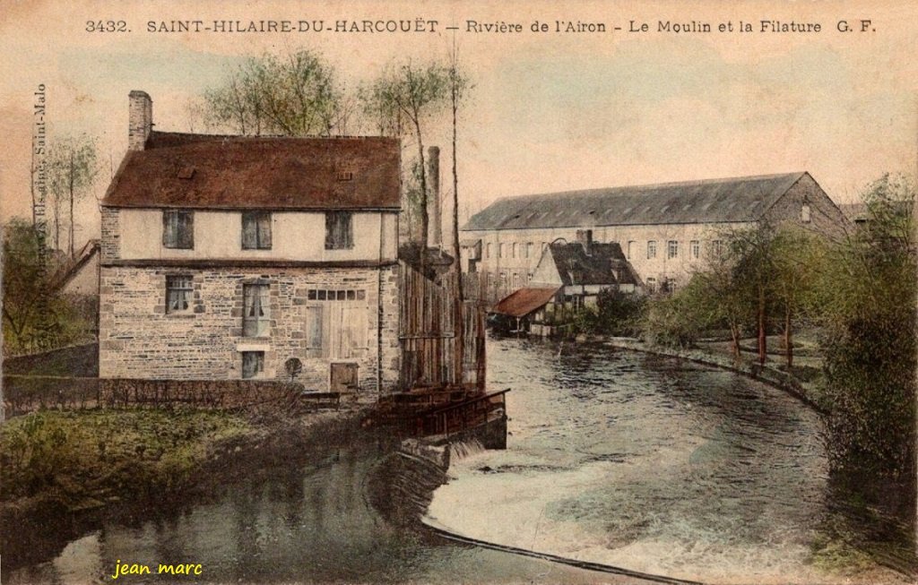 Saint-Hilaire-du-Harcouët – Rivière de l’Airon – Le Moulin et la Filature.jpg
