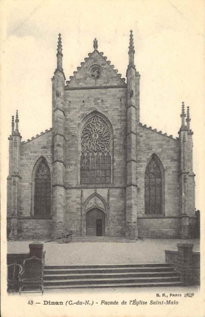 43 - Dinan - Façade de l'église Saint Malo.jpg