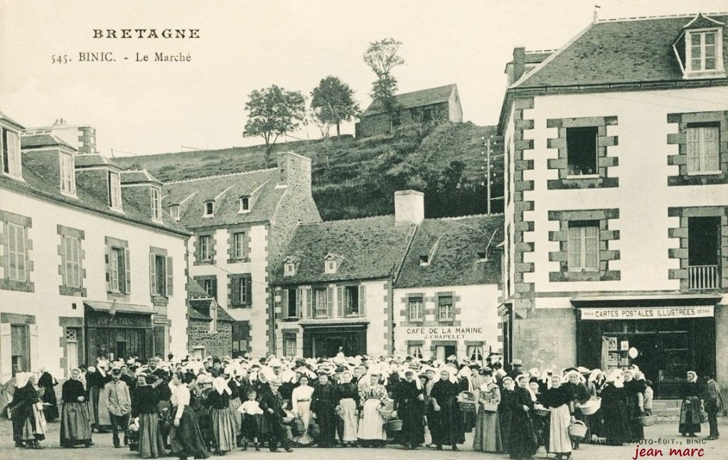 Binic - Le Marché (Mancel photo éditeur Binic).jpg