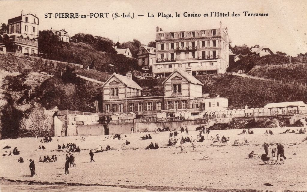 76 - SAINT-PIERRE-EN-PORT - La Plage Le Casino et l'Hôtel... - Paul Cade éditeur - 11-11-24.jpg