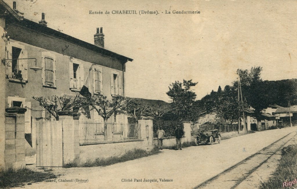 26-Chabeuil - La Gendarmerie - Edit Girard Cliché Jacquin.jpg