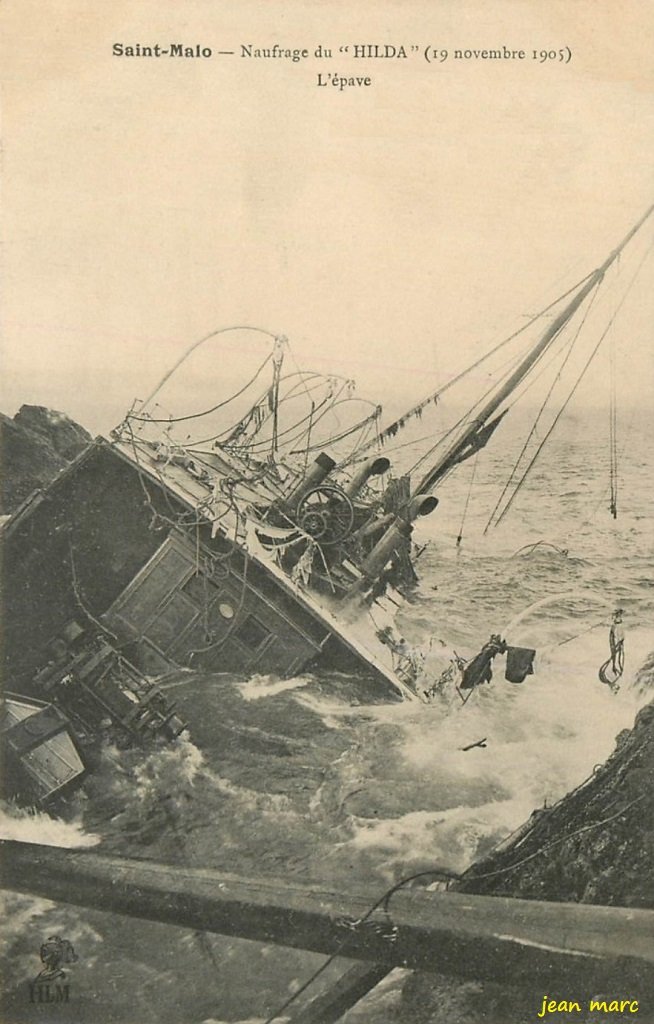 Saint-Malo - Naufrage du Hilda - L'épave.jpg