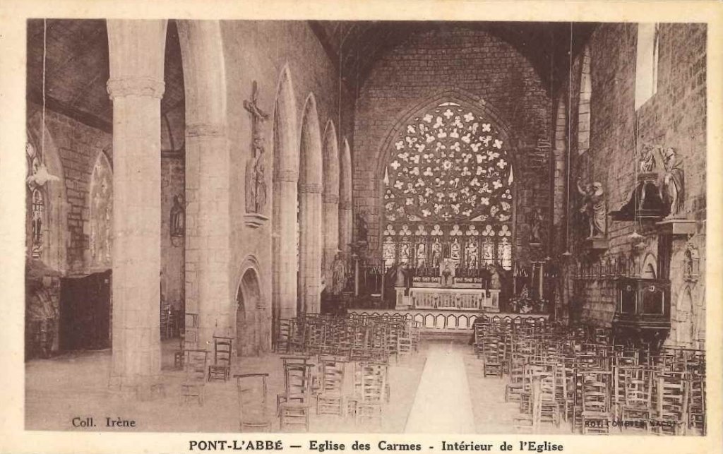 Pont-L'Abbé - Eglise des Carmes - Intérieur de l'église.jpg