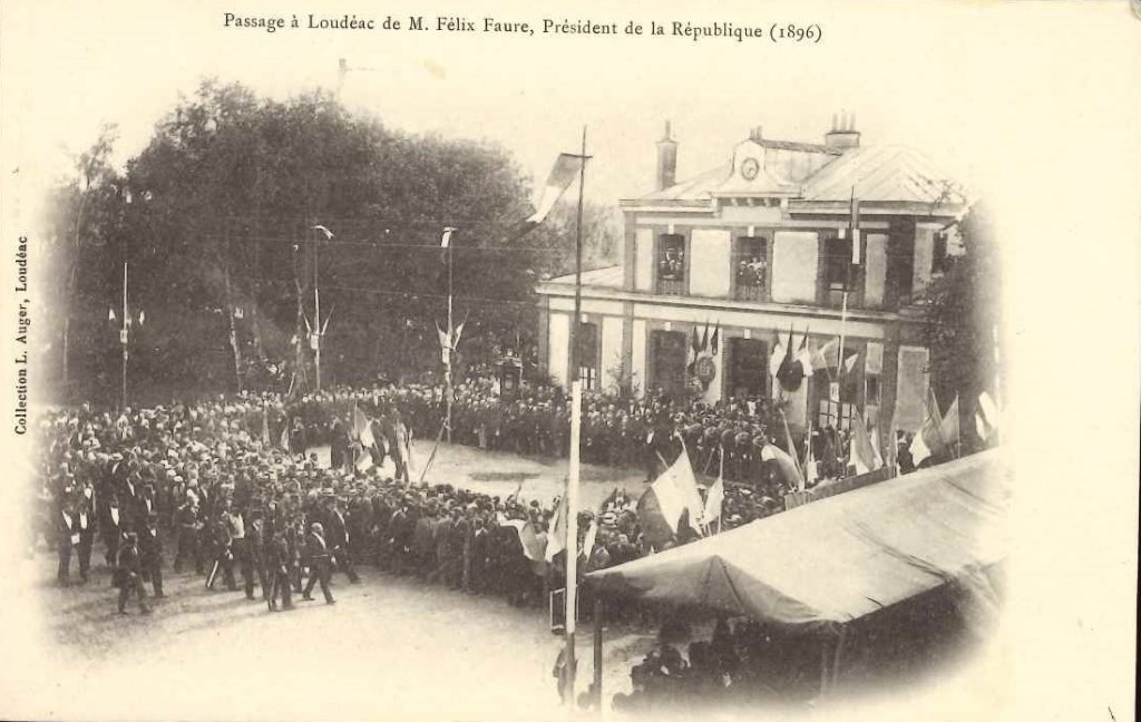 Loudéac - Passage à Loudéac de M. Félix Faure, président de la République.jpg