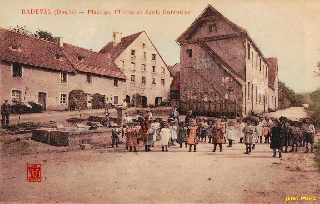 Badevel - Place de l'Usine et École enfantine (Bauer, Marchet et Cie, Dijon).jpg