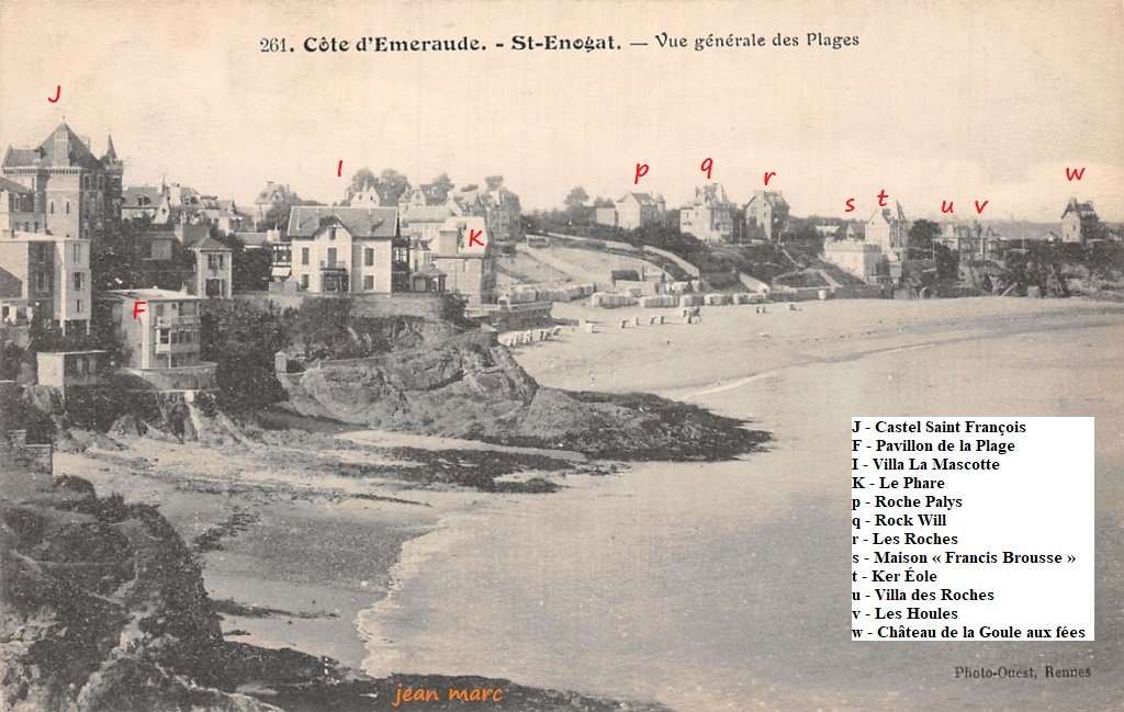 Saint-Enogat - Vue générale des Plages (indication des villas).jpg