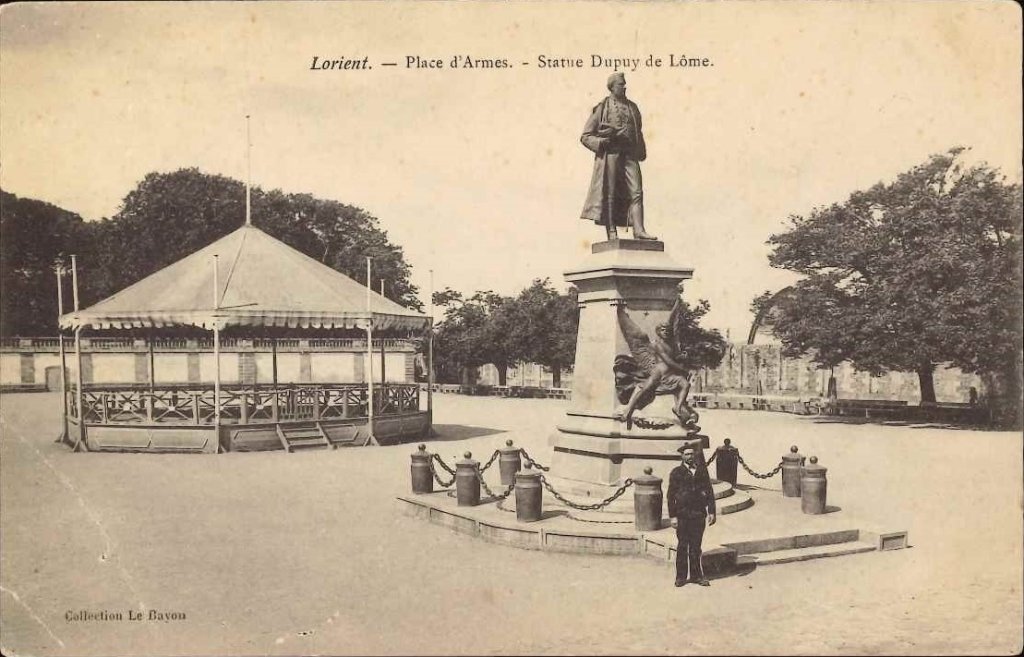 LOrient - Place d'armes - Statue Dupuy de lome.jpg