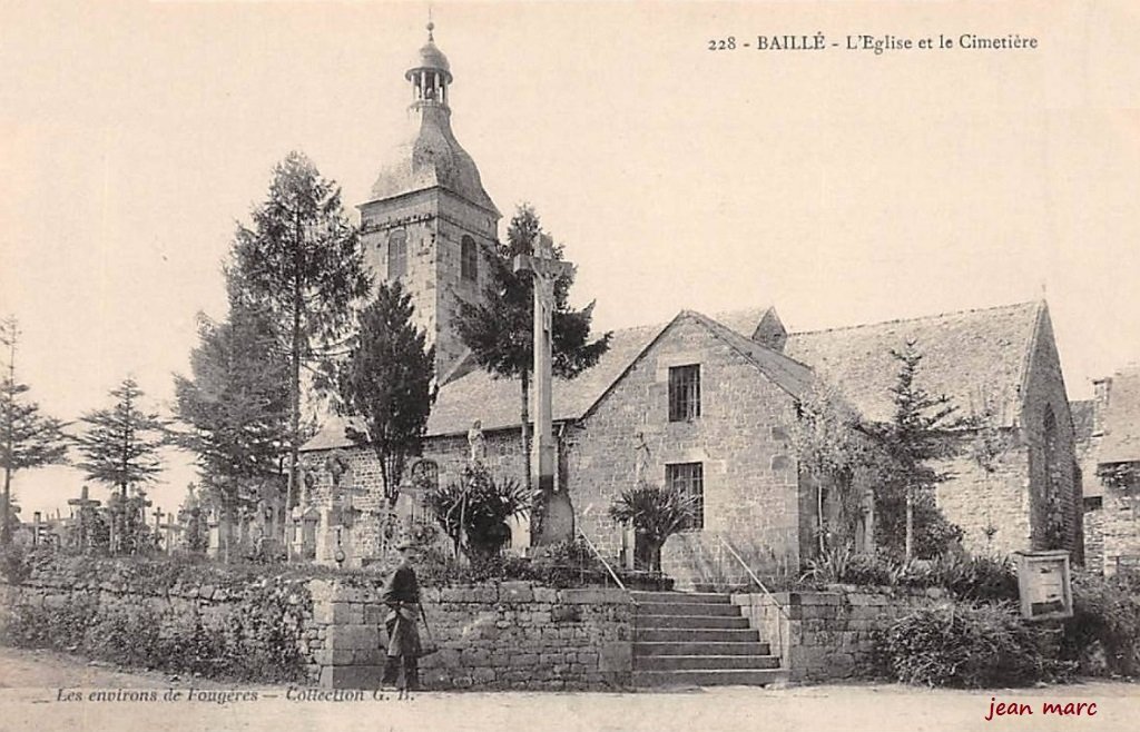 Baillé - L'Église et le cimetière.jpg