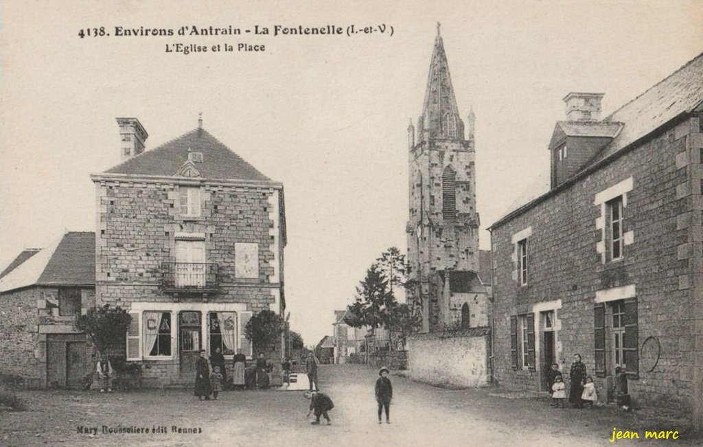 La Fontenelle - L'Église et la Place.jpg