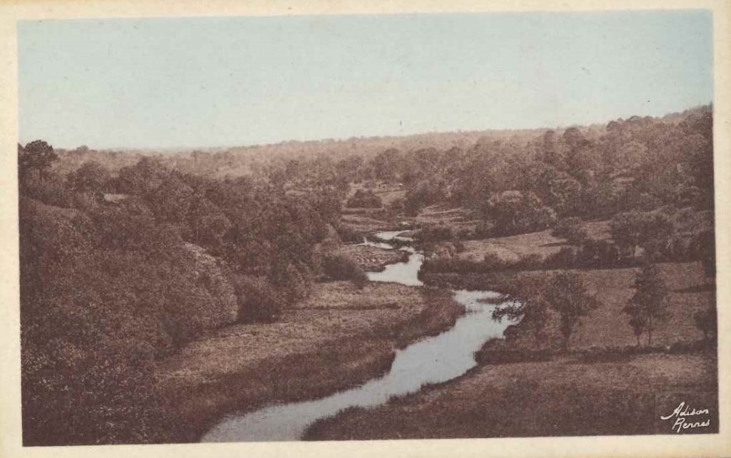 28 - La Bouexière - vue panoramique prise du tertre en direction de la bouexière -donias.jpg