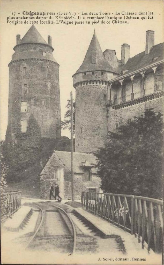 17 - Chateaugiron - Les deux tours - Le château dont les plus....jpg