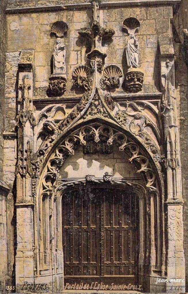 Provins - Portail de l'Église Sainte-Croix.jpg