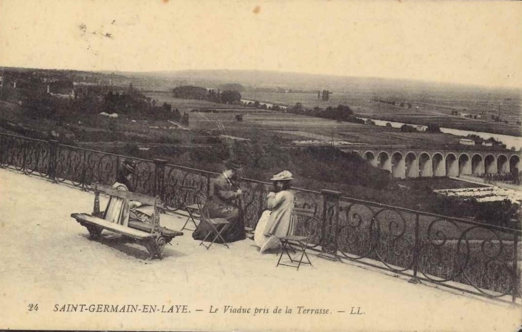 24 - Saint Germain en Laye - Le viaduc pris de la terrasse.jpg
