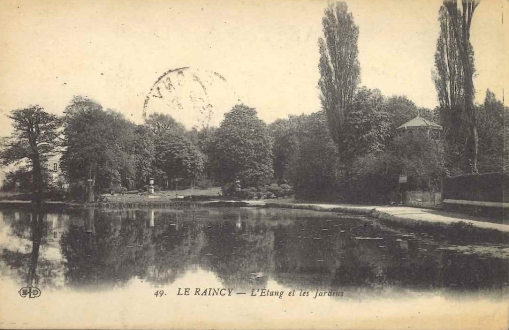 49 - Le Raincy - L'étang et les jardins.jpg