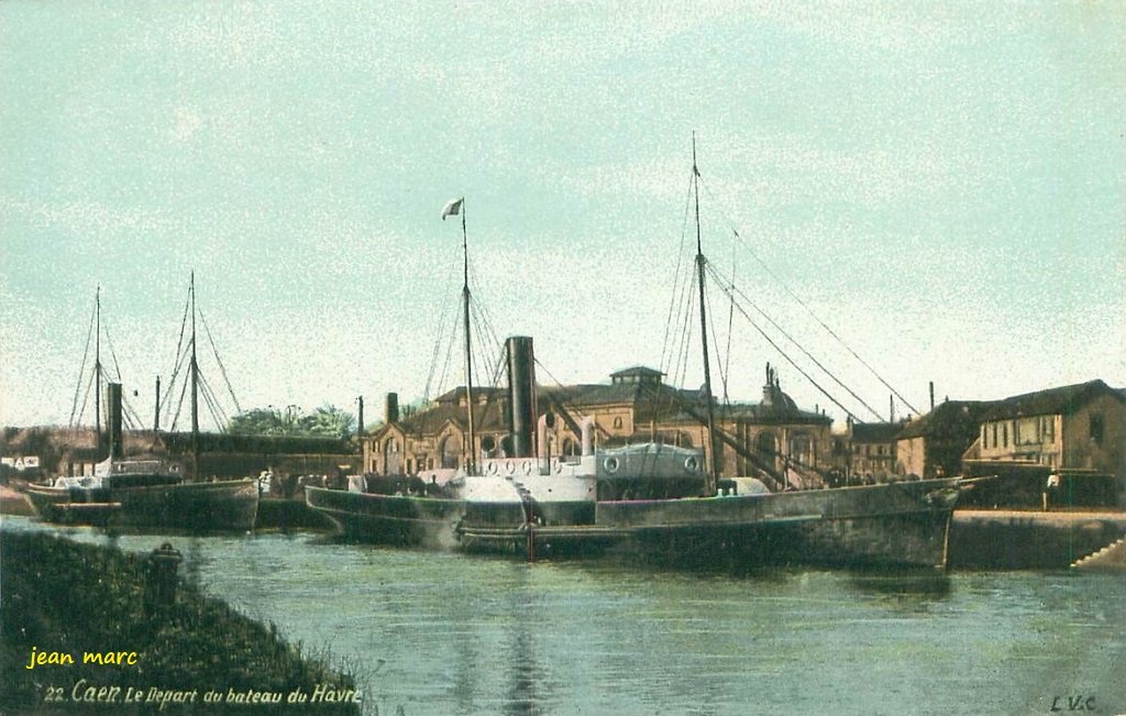 Caen - Le Départ du bateau du Hâvre.jpg