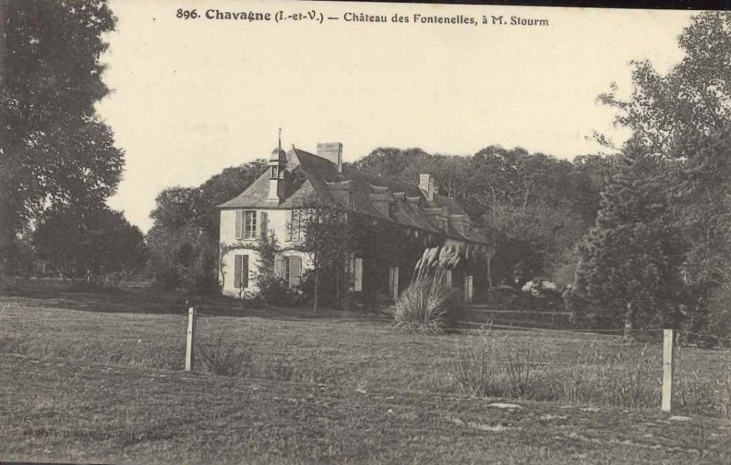 896 - Chavagne - Château des Fontenelles, à M. Stourm.jpg