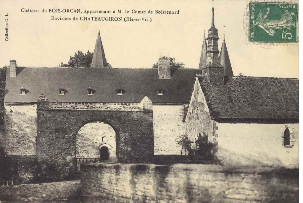 Chateaugiron - Château du Bois-Orcan, appartenant à M. Le Comte de Boisrenard.jpg