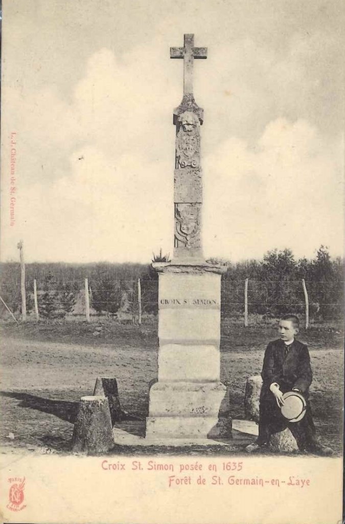 Saint Germain en Laye - Croix St. Simon Posée en 1635 - Forêt de St. Germain en Laye.jpg