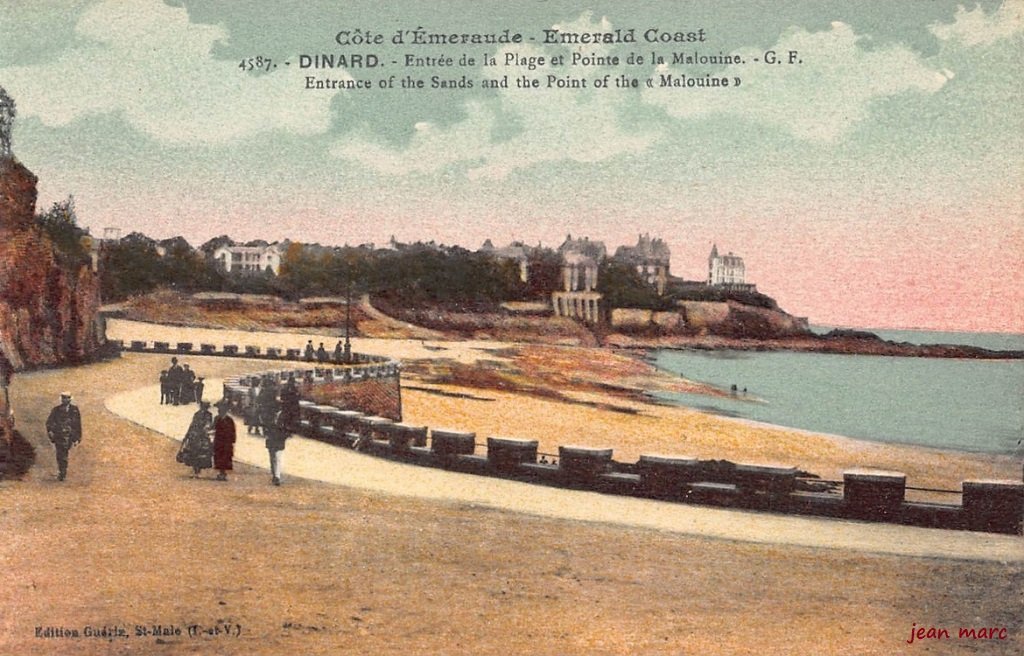 Dinard – Entrée de la Plage et Pointe de la Malouine.jpg