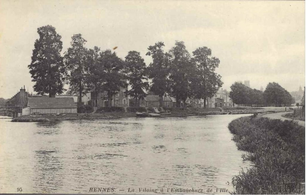 93 - Rennes - La vilaine à l'embouchure de l'Ille.jpg