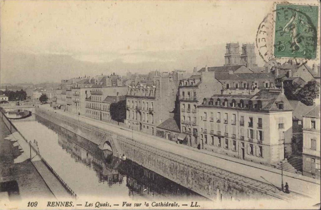 109 - Rennes - Les Quais - Vue sur la Cathédrale.jpg