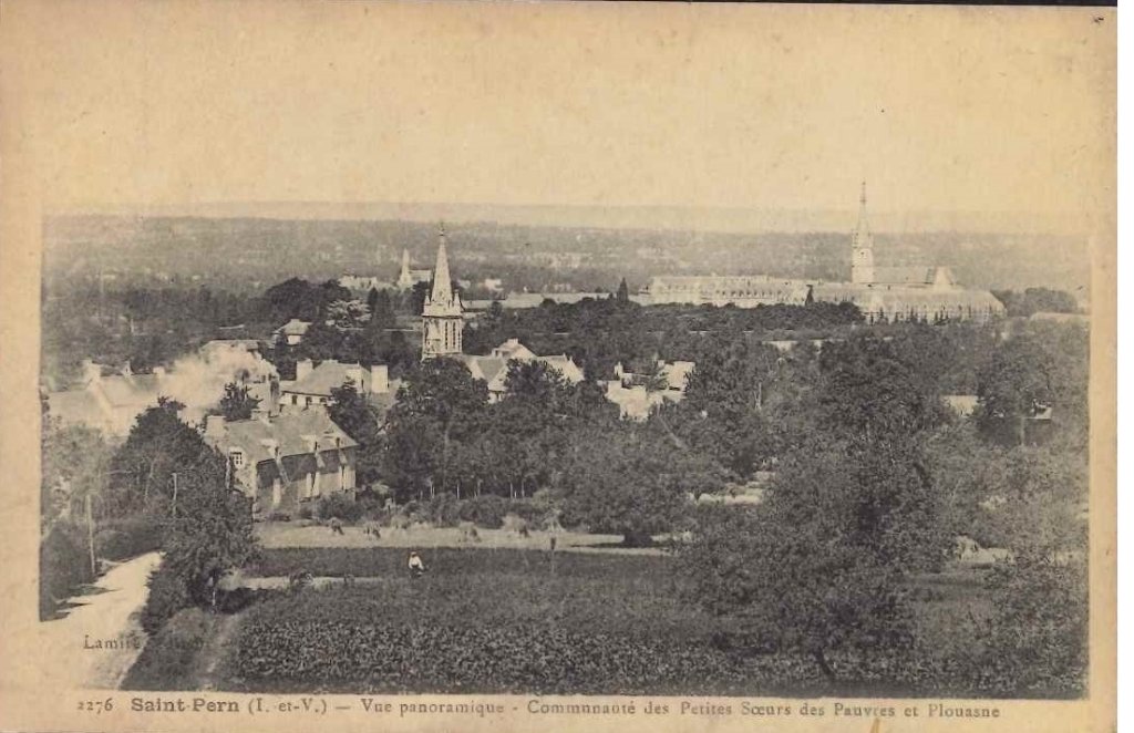 2276 - Saint Pern - Vue panoramique - Communauté des Petites Soeurs des Pauvres et Plouasne.jpg
