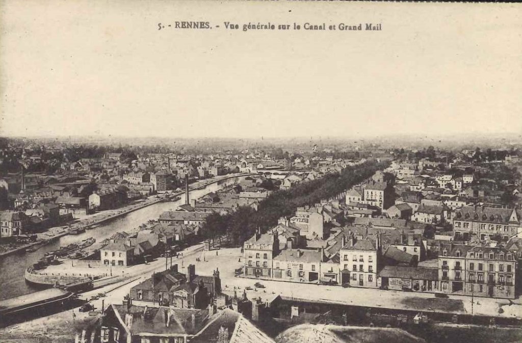 5 - Rennes - Vue générale sur le Canal et Grand Mail.jpg