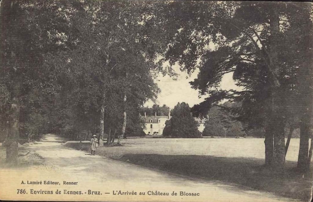 786 - Bruz - L'Arrivée au Château de Blossac.jpg