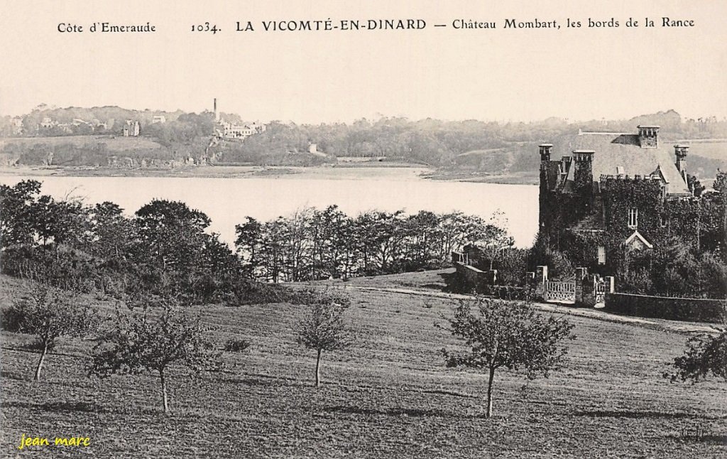 La Vicomté-en-Dinard - Château Mombart, les bords de la Rance.jpg