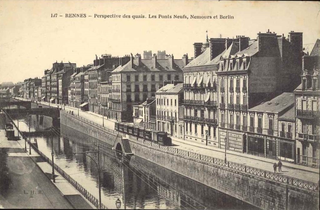 197 - Rennes - Perspective des quais. Les Ponts Neufs, Nemours et Berlin.jpg